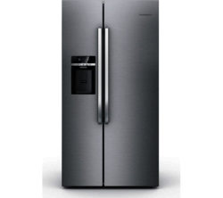 GRUNDIG  GSBS13310X American-Style Fridge Freezer - Stainless Steel